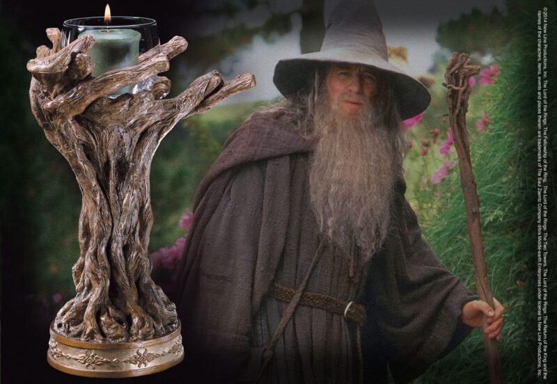 Candelero de Gandalf el Gris en El Señor de los Anillos por Noble Collection