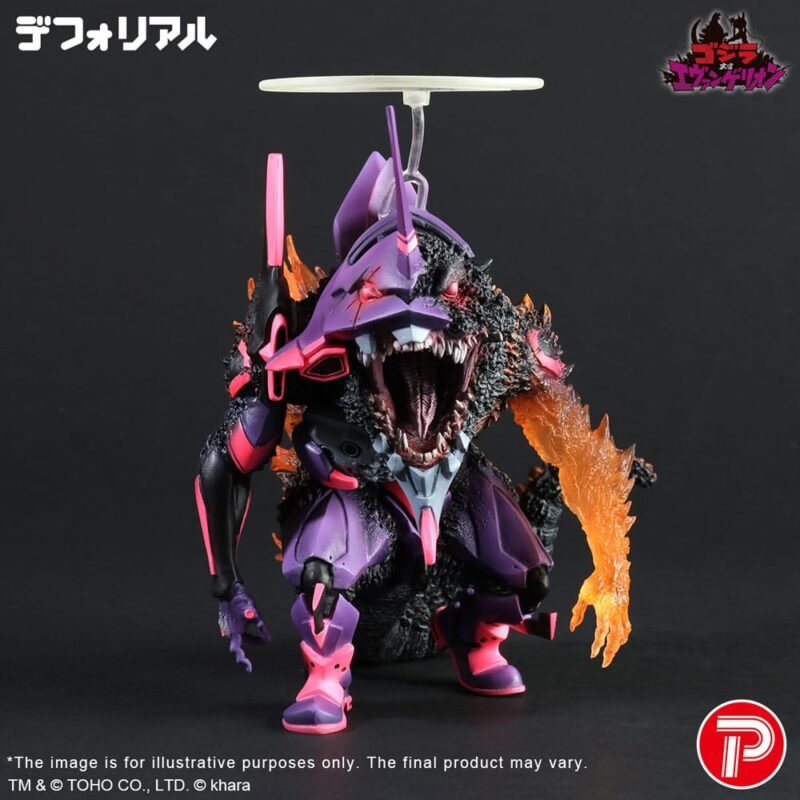 Estatua PVC Deforeal Test Type-01 Burning "G" Awakening Form en Godzilla vs. Evangelion por X-Plus
