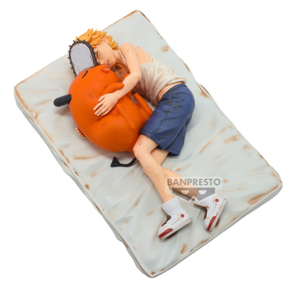 Figura Break Time de Denji y Pochita de la saga Chainsaw Man por Banpresto
