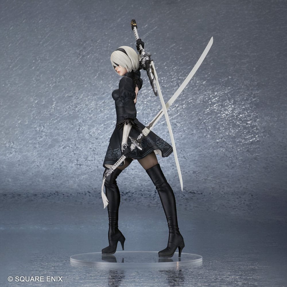 Estatua de PVC de 2B (YoRHa No. 2 Type B) de la saga NieR:Automata por Flare - Imagen 3