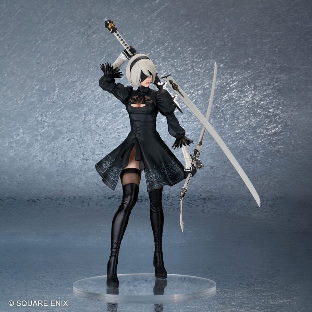 Estatua de PVC de 2B (YoRHa No. 2 Type B) de la saga NieR:Automata por Flare - Imagen 6