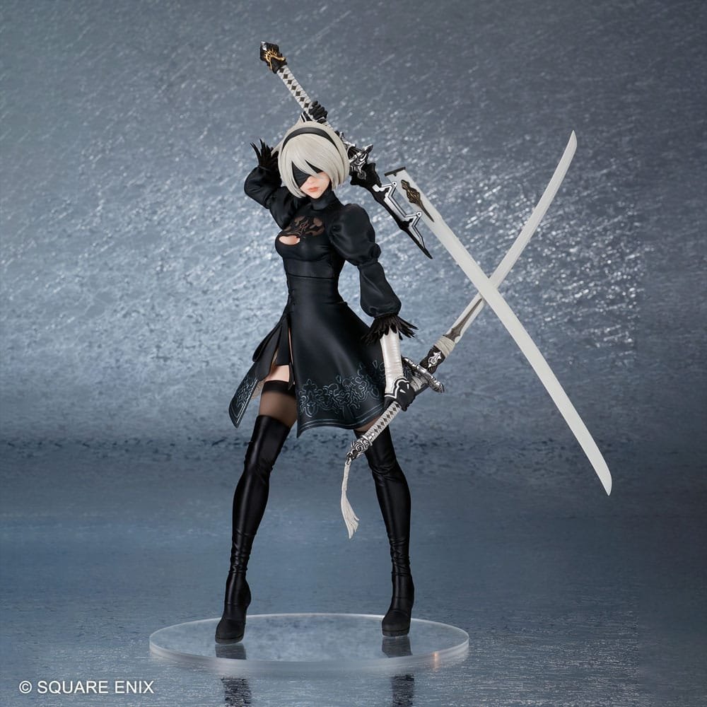 Estatua de PVC de 2B (YoRHa No. 2 Type B) de la saga NieR:Automata por Flare - Imagen 8