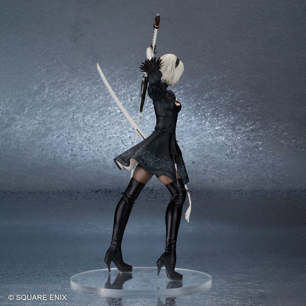 Estatua de PVC de 2B (YoRHa No. 2 Type B) de la saga NieR:Automata por Flare - Imagen 9