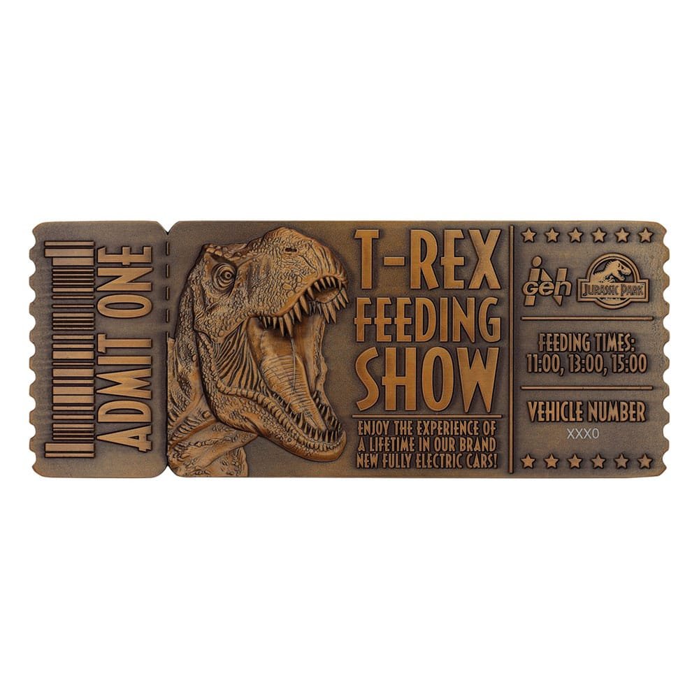 Réplica 1/1 Feeding Show Ticket (Edición Limitada) en Jurassic Park por FaNaTtik
