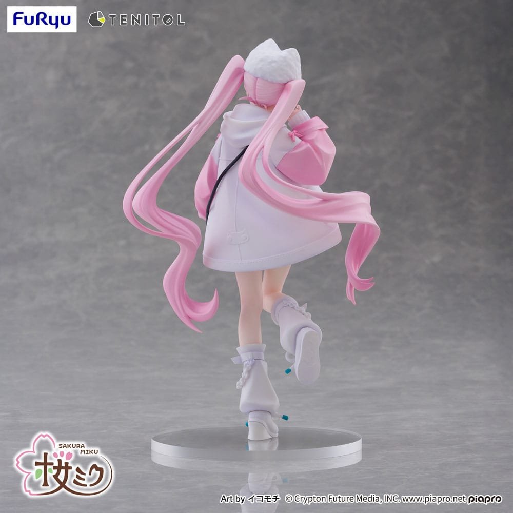 Estatua Tenitol Sakura Miku Cool Style petit en Hatsune Miku por Furyu - Imagen 3