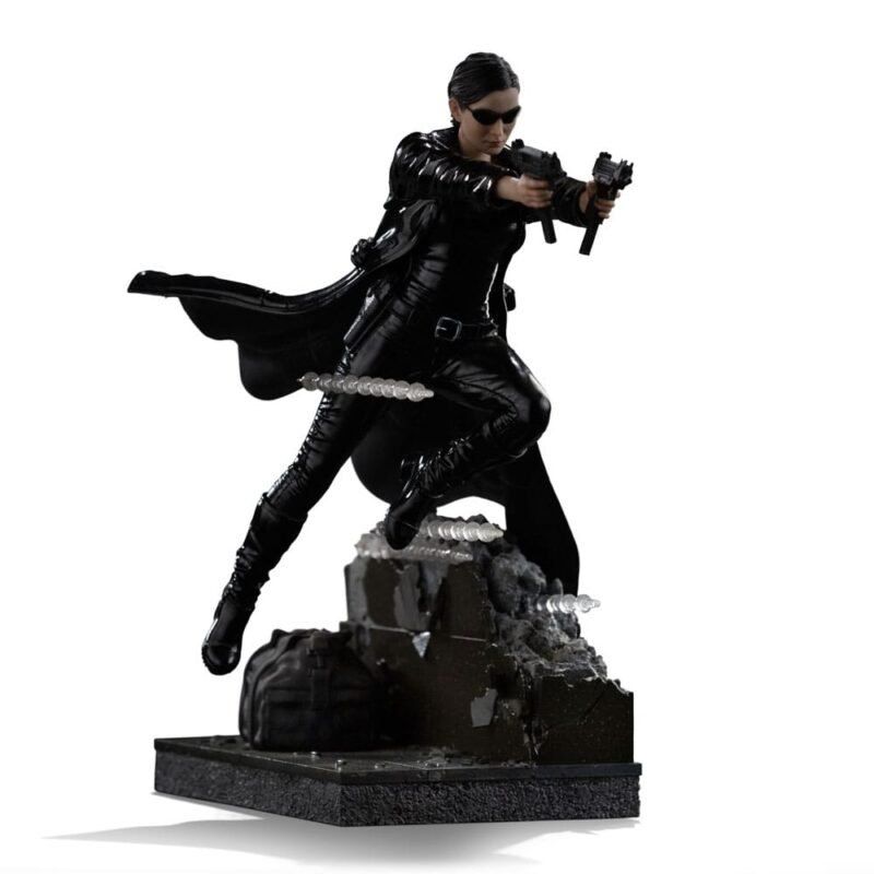 Estatua 1/10 Art Scale de Trinity en The Matrix por Iron Studios