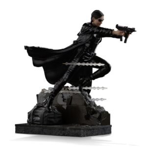 Estatua 1/10 Art Scale de Trinity en The Matrix por Iron Studios - Imagen 4