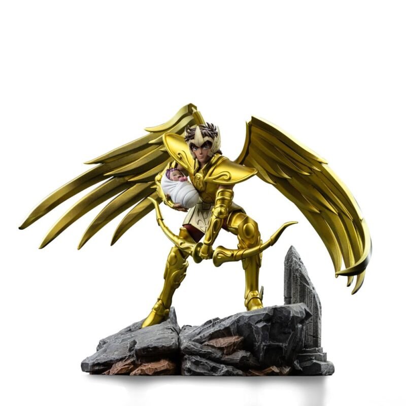 Estatua 1/10 Art Scale de Sagitario Aiolos en Saint Seiya por Iron Studios