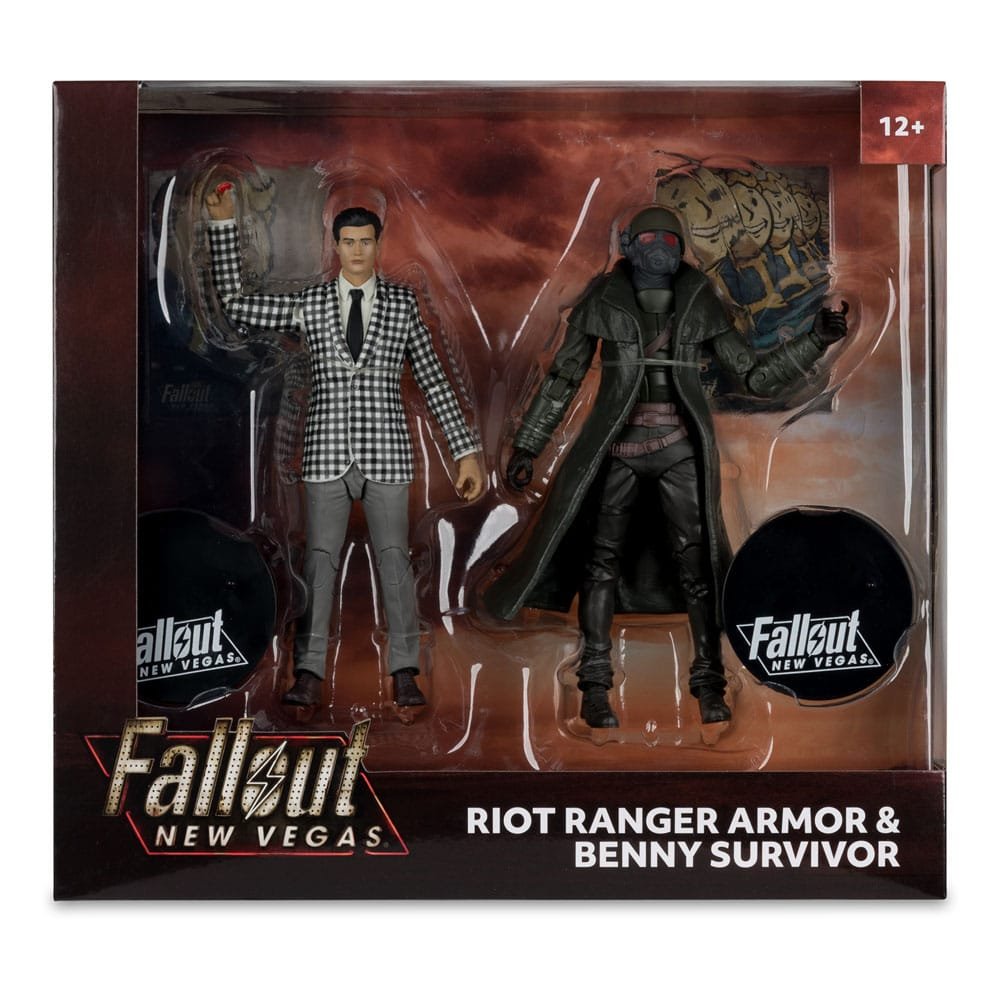 Pack de 2 Figuras de Riot Ranger Armor y Benny Survivor en Fallout: New Vegas por McFarlane Toys - Imagen 8