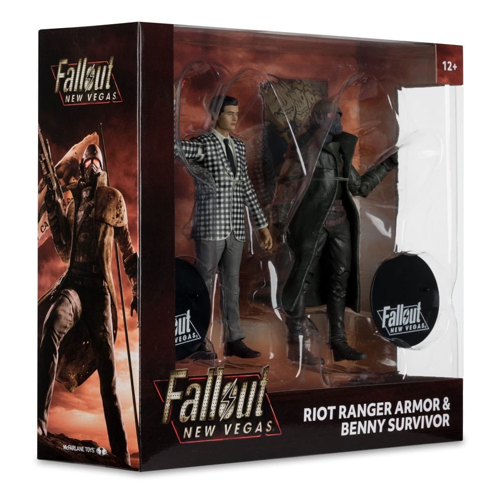 Pack de 2 Figuras de Riot Ranger Armor y Benny Survivor en Fallout: New Vegas por McFarlane Toys - Imagen 9