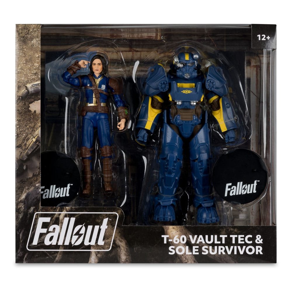 Pack de 2 Figuras de T-60 Vault Tec y Sole Survivor en Fallout 4 por McFarlane Toys - Imagen 8