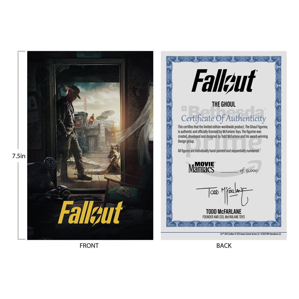 Estuatua Movie Maniacs de The Ghoul (Temporada 2) en Fallout por McFarlane Toys - Imagen 7
