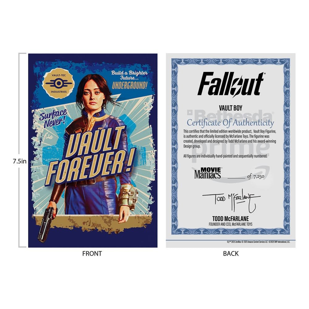 Figura Movie Maniacs de Vault Boy (Versión 2) en Fallout por McFarlane Toys - Imagen 7