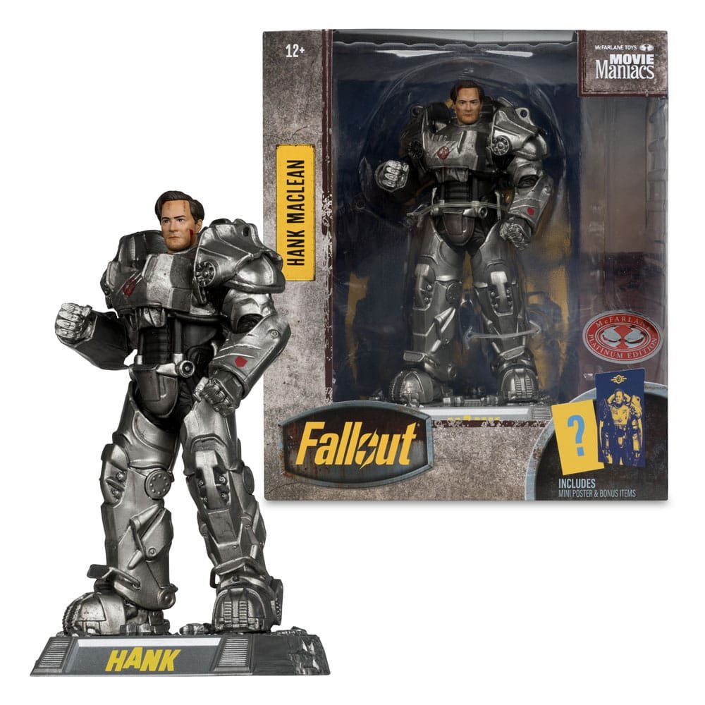 Figura Movie Maniacs Red Platinum Edition de Hank Maclean (Temporada 2) en Fallout por McFarlane Toys - Imagen 4