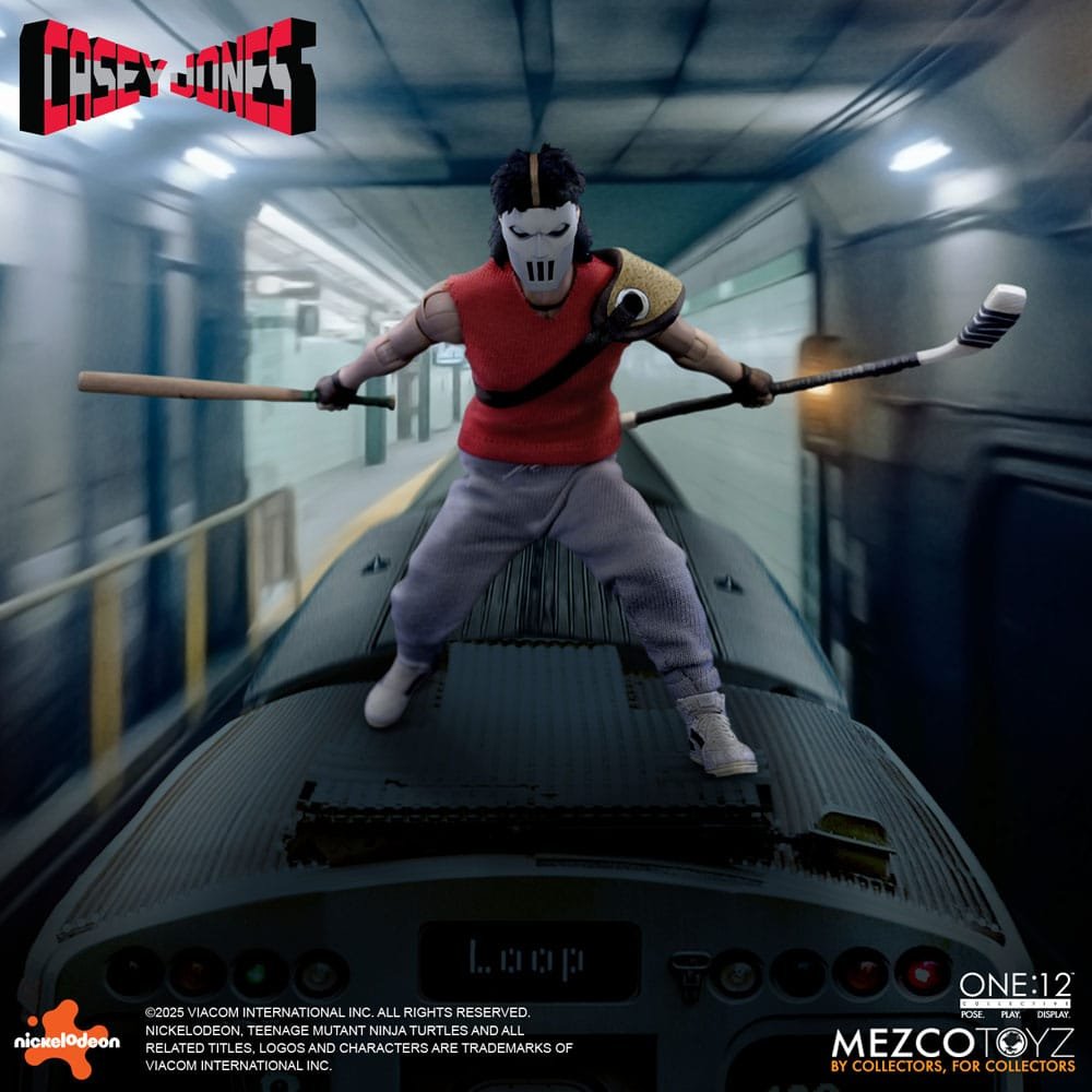 Figura 1/12 de Casey Jones en Las Tortugas Ninja por Mezco Toys - Imagen 9