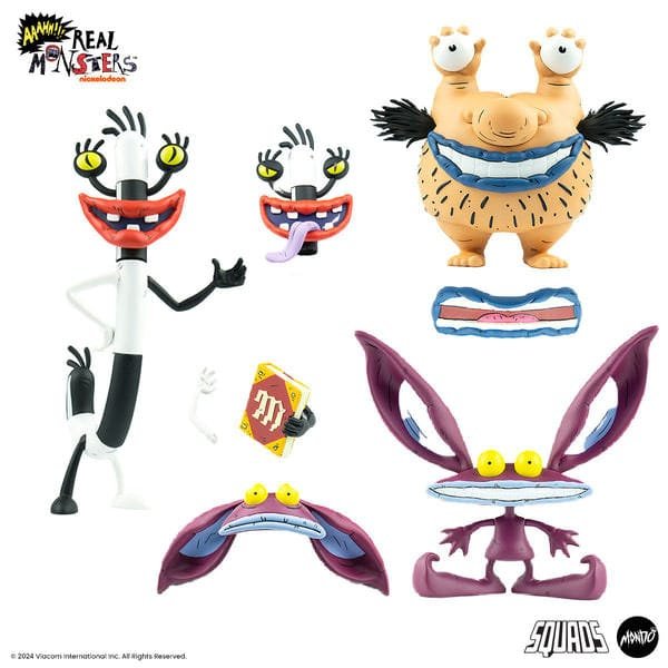 Pack de 3 Figuras PVC de Ickis, Oblina y Krumm en ¡¡¡Aaahh!!! Monstruos por Mondo - Imagen 9