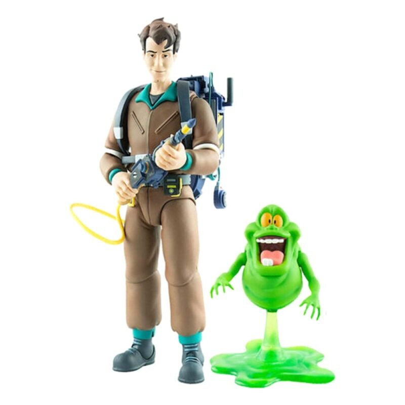 Figura 1/12 de Peter Venkman y Slimer en Los Auténticos Cazafantasmas por Mondo