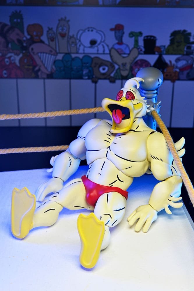 Figura Articulada de Stump Wrestling Ace Duck en Tortugas Ninja (Archie Comics) por NECA - Imagen 7