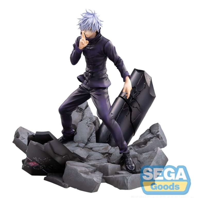 Estatua PVC Luminasta Figurizm Shibuya Incident de Satoru Gojo (Unlimited Void) en Jujutsu Kaisen por Sega