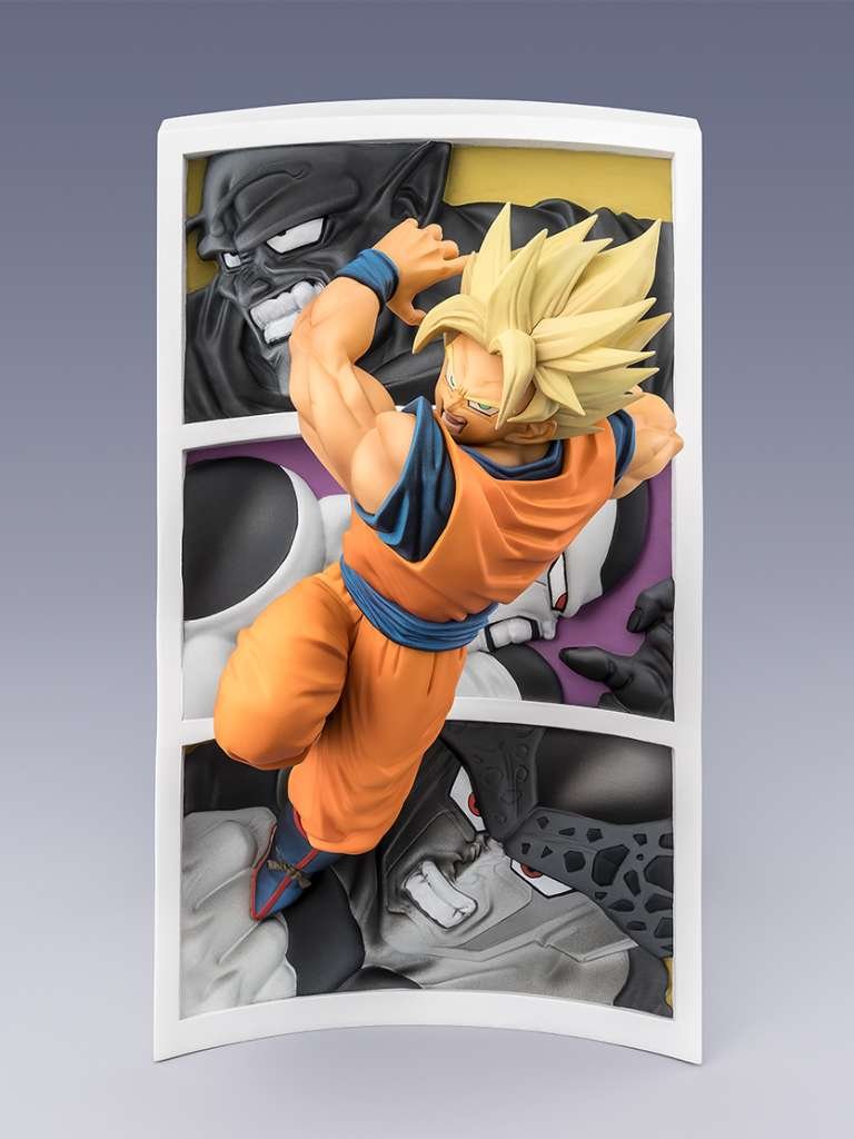 Estatua PVC Figuarts ZERO Trail of Battles de Son Goku Super Saiyan en Dragon Ball Z por Tamashii Nations - Imagen 7