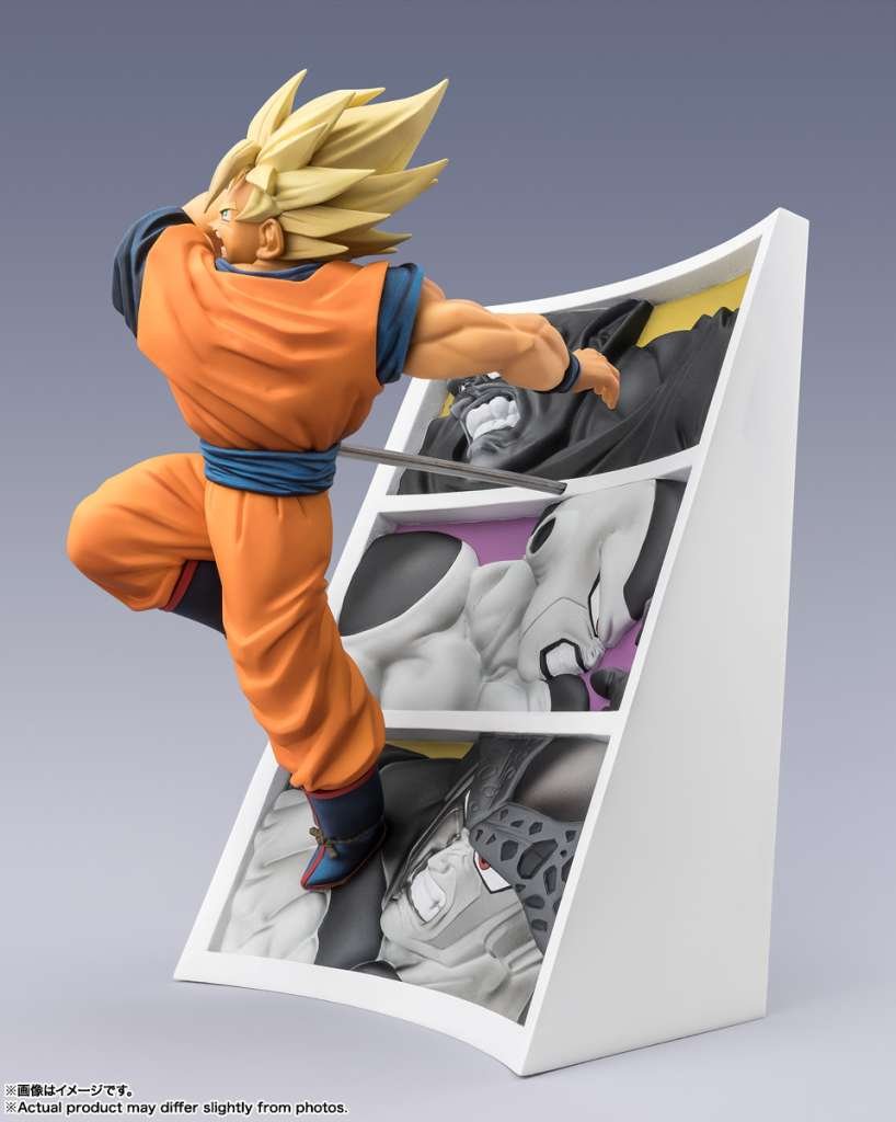 Estatua PVC Figuarts ZERO Trail of Battles de Son Goku Super Saiyan en Dragon Ball Z por Tamashii Nations - Imagen 2