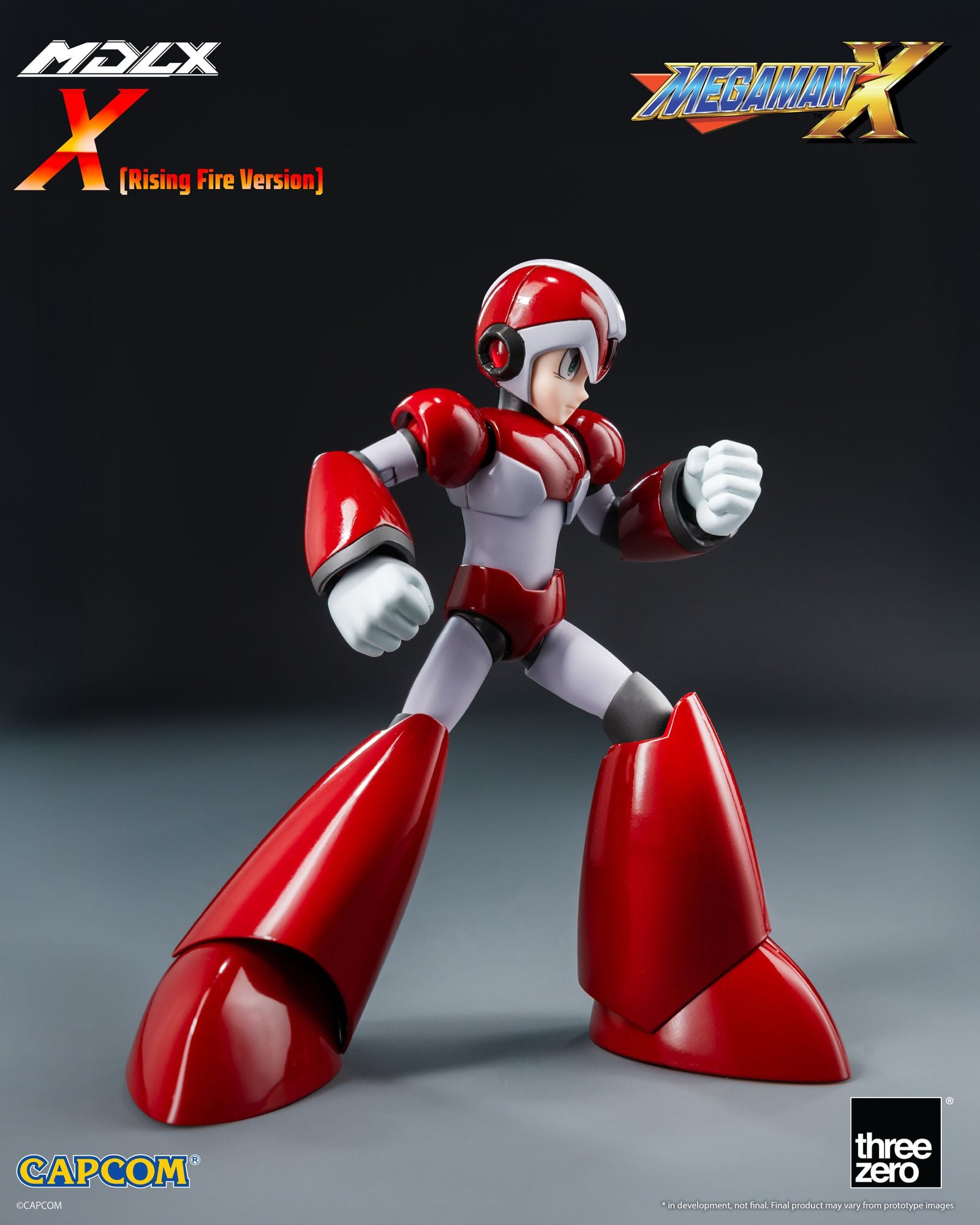 Figura MDLX Rockman X / Mega Man X (Rising Fire Version) por Threezero - Imagen 3