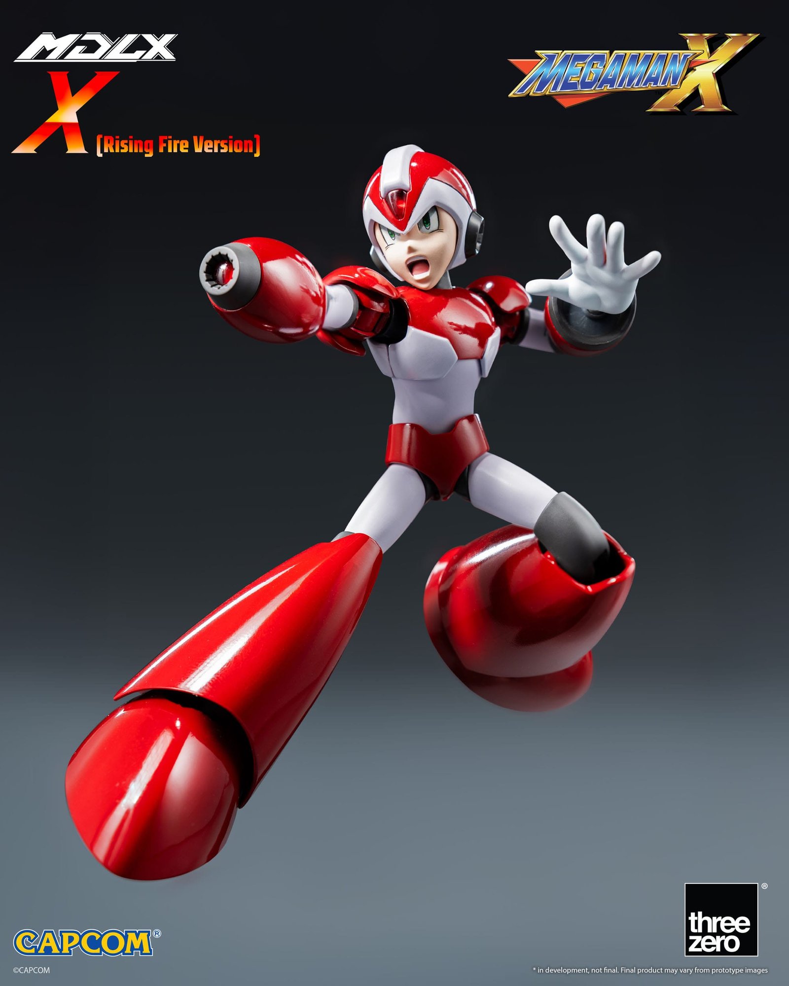 Figura MDLX Rockman X / Mega Man X (Rising Fire Version) por Threezero - Imagen 4