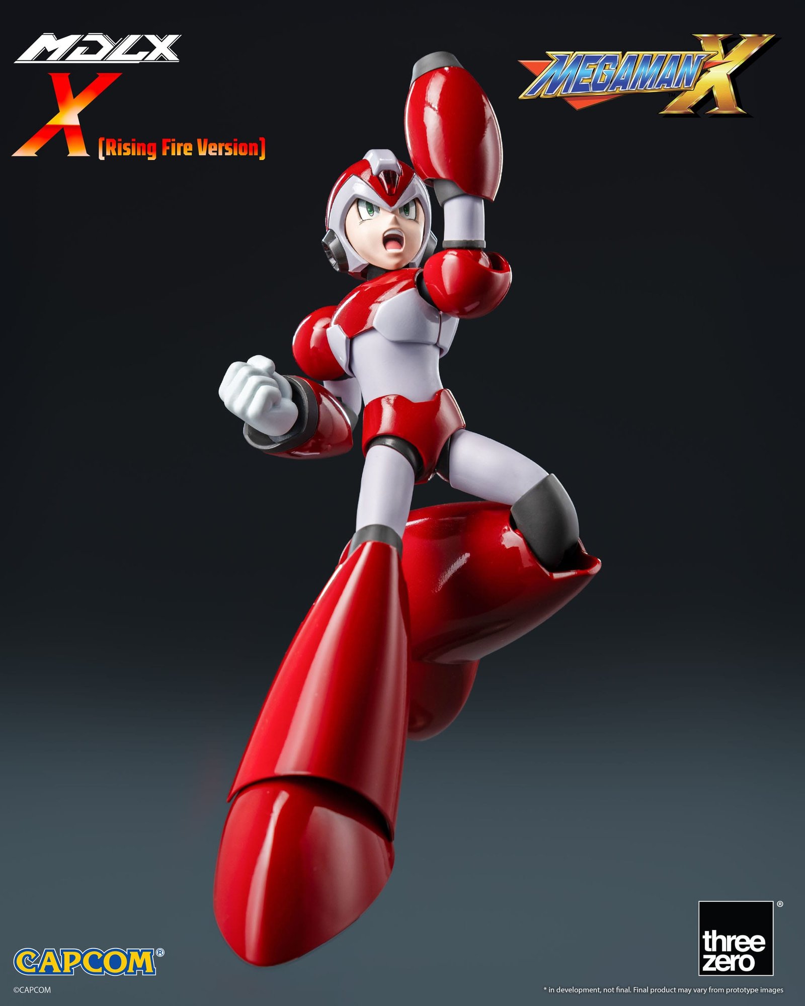 Figura MDLX Rockman X / Mega Man X (Rising Fire Version) por Threezero - Imagen 5