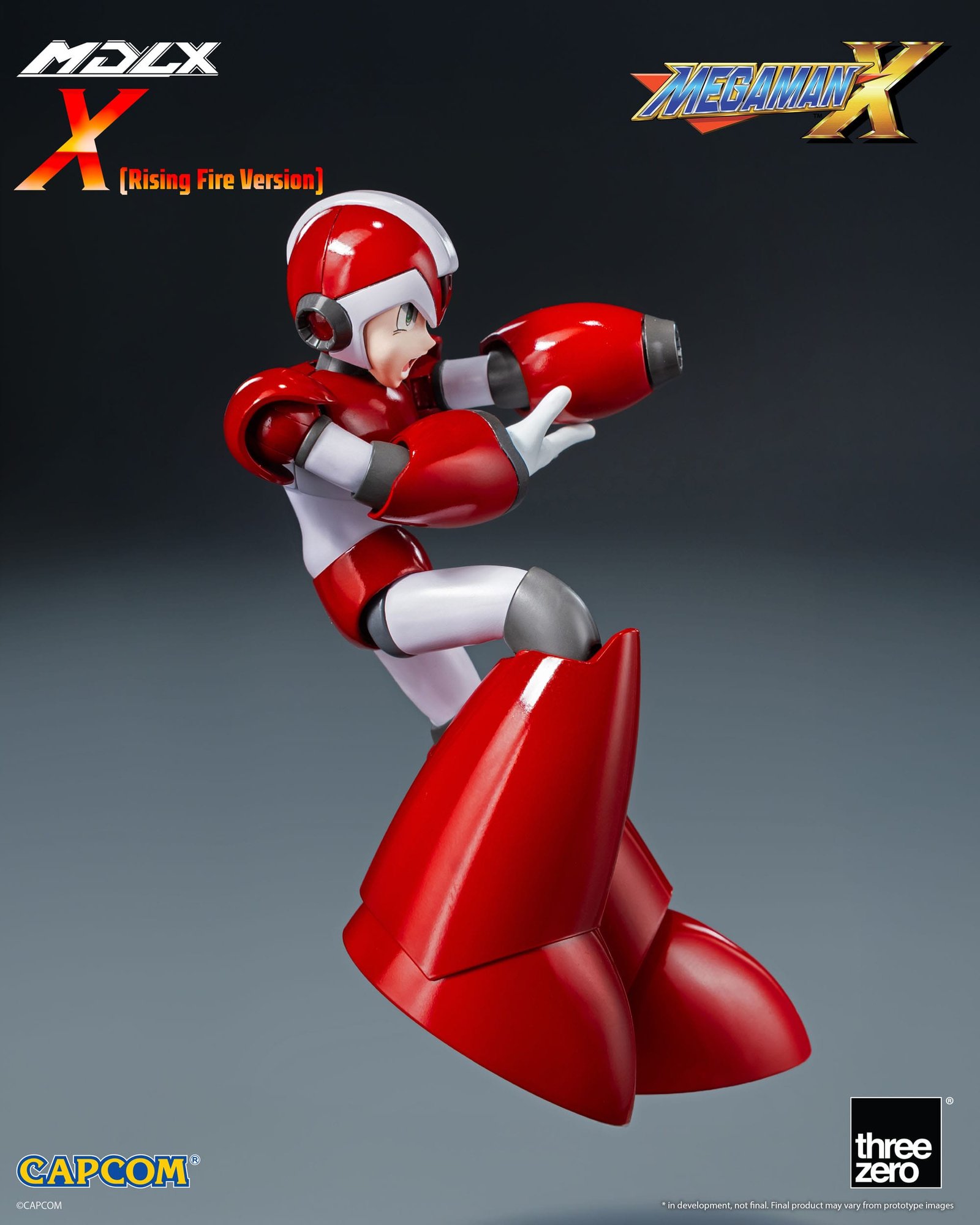 Figura MDLX Rockman X / Mega Man X (Rising Fire Version) por Threezero - Imagen 6
