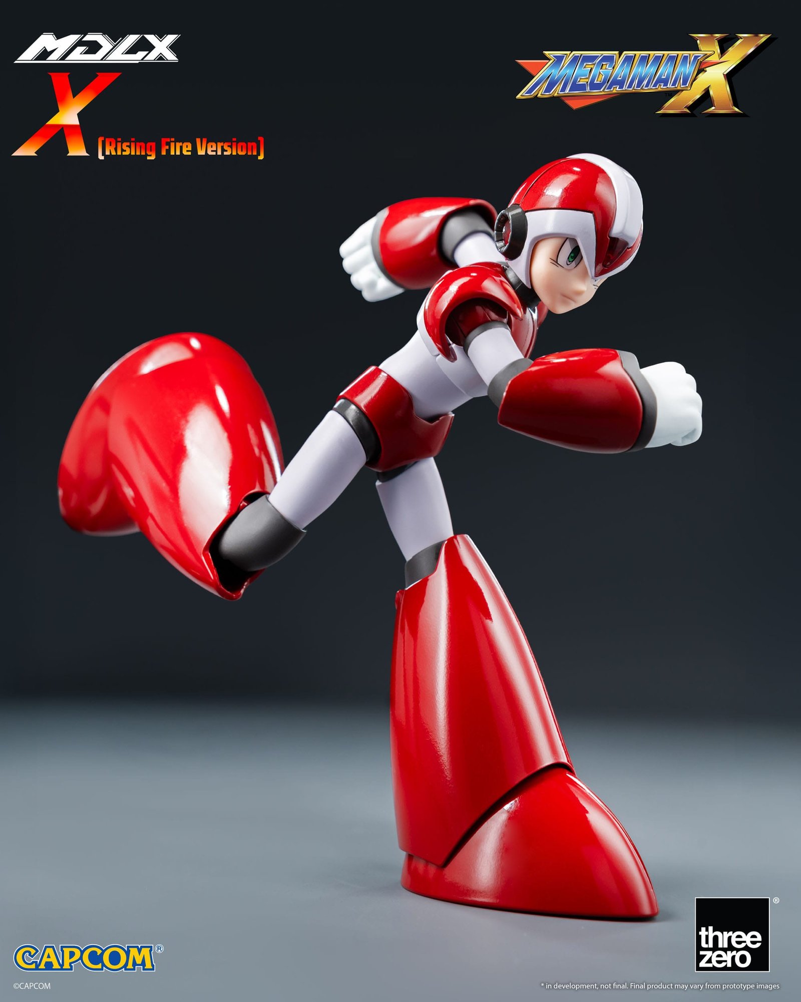Figura MDLX Rockman X / Mega Man X (Rising Fire Version) por Threezero - Imagen 8