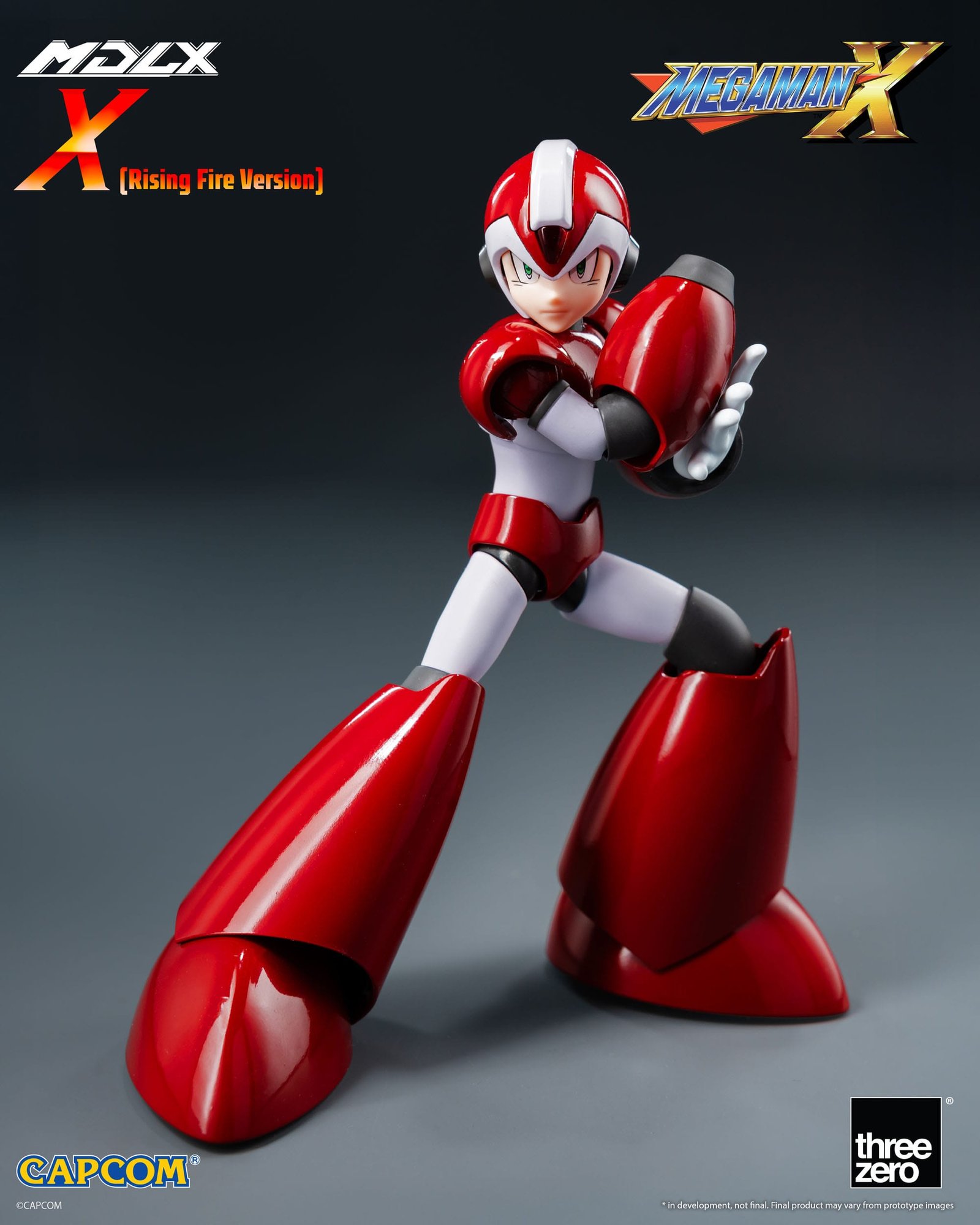 Figura MDLX Rockman X / Mega Man X (Rising Fire Version) por Threezero - Imagen 9