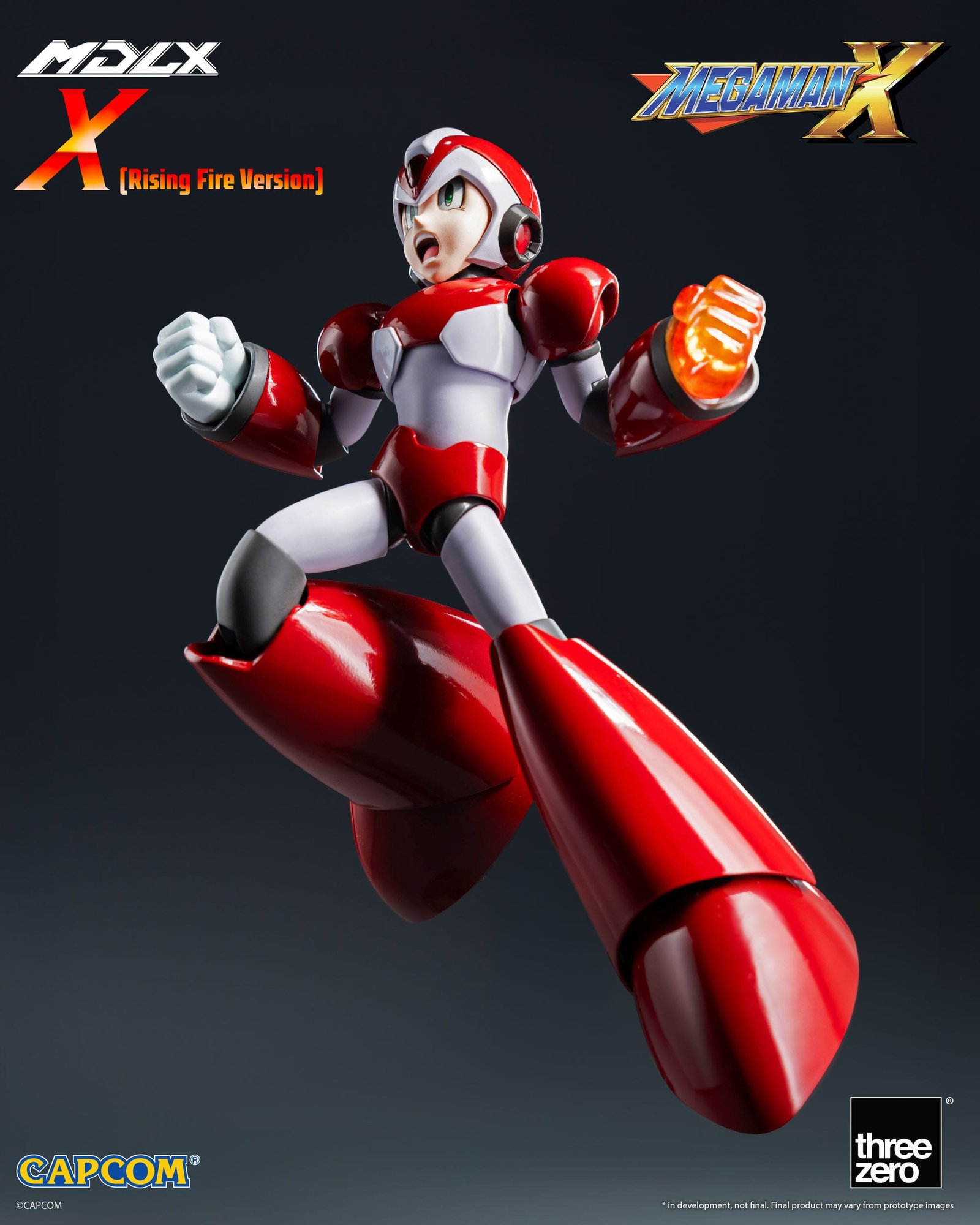 Figura MDLX Rockman X / Mega Man X (Rising Fire Version) por Threezero - Imagen 10