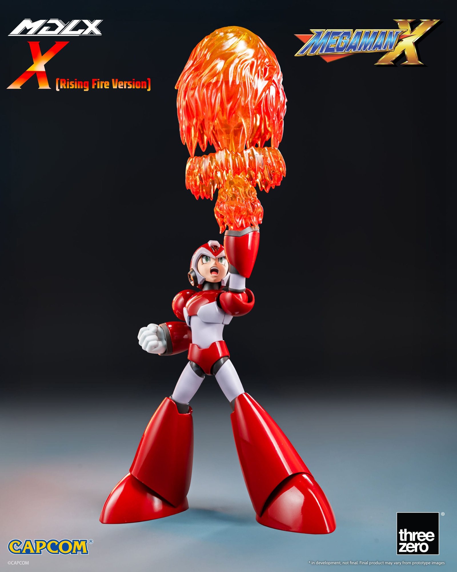 Figura MDLX Rockman X / Mega Man X (Rising Fire Version) por Threezero - Imagen 11