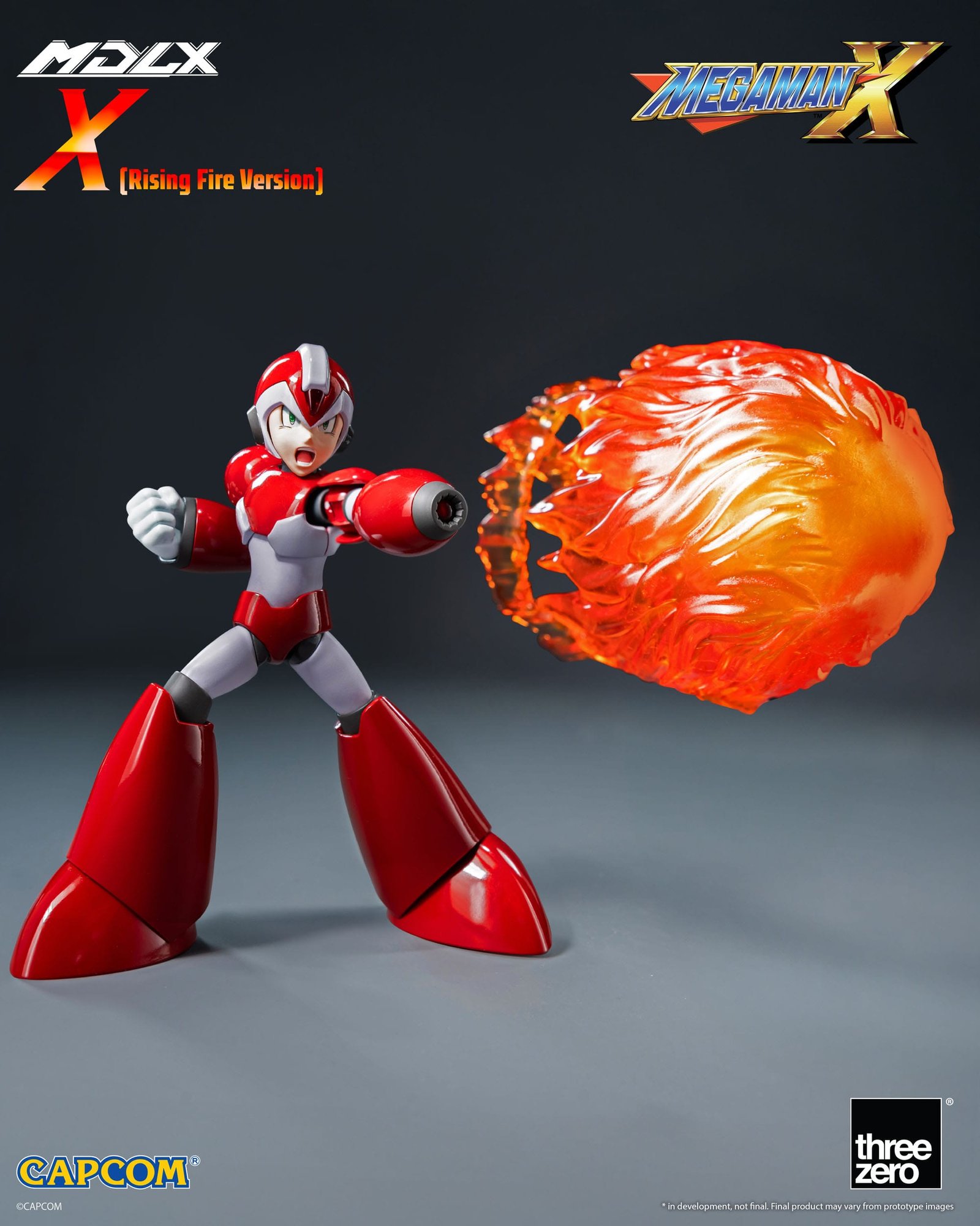 Figura MDLX Rockman X / Mega Man X (Rising Fire Version) por Threezero - Imagen 12