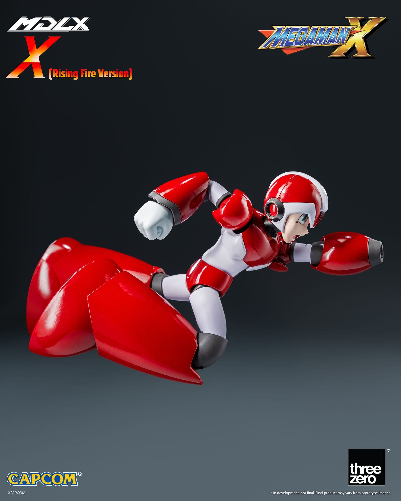 Figura MDLX Rockman X / Mega Man X (Rising Fire Version) por Threezero - Imagen 13