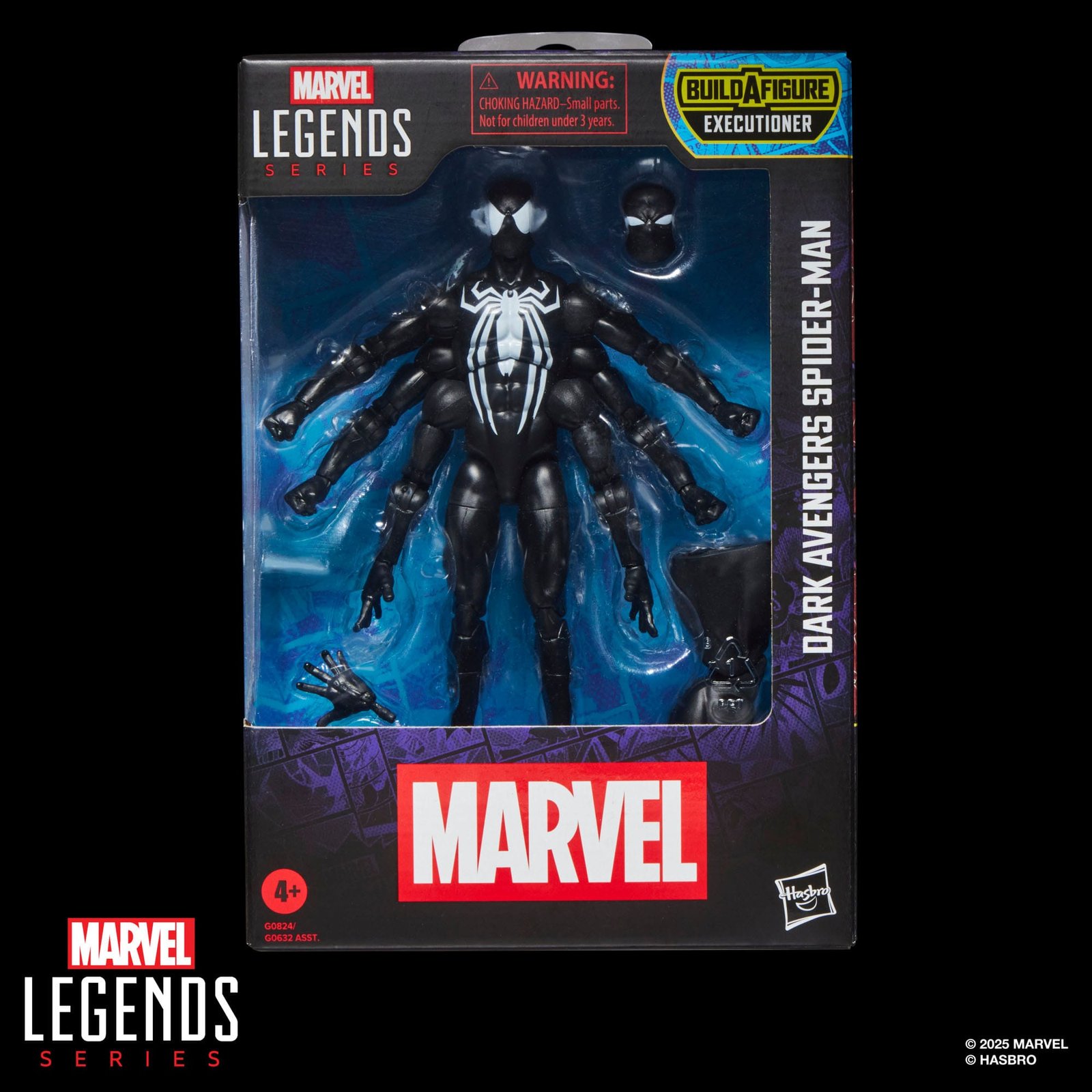 Figura Marvel Legends Action Dark Avengers de Spiderman (Pieza BAF: Executioner) por Hasbro - Imagen 8