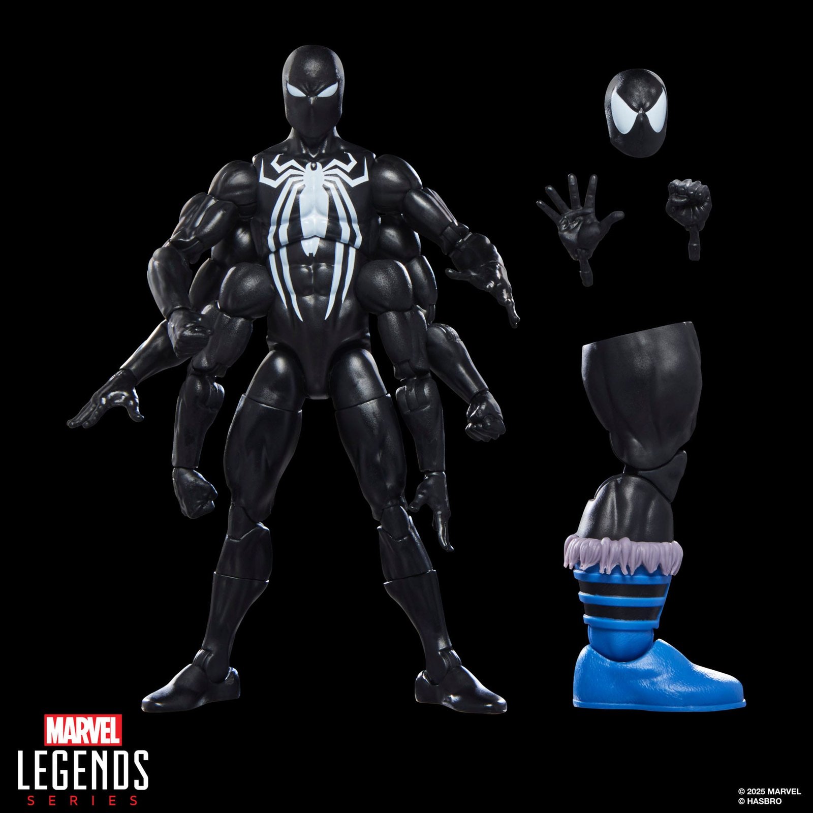 Figura Marvel Legends Action Dark Avengers de Spiderman (Pieza BAF: Executioner) por Hasbro - Imagen 2