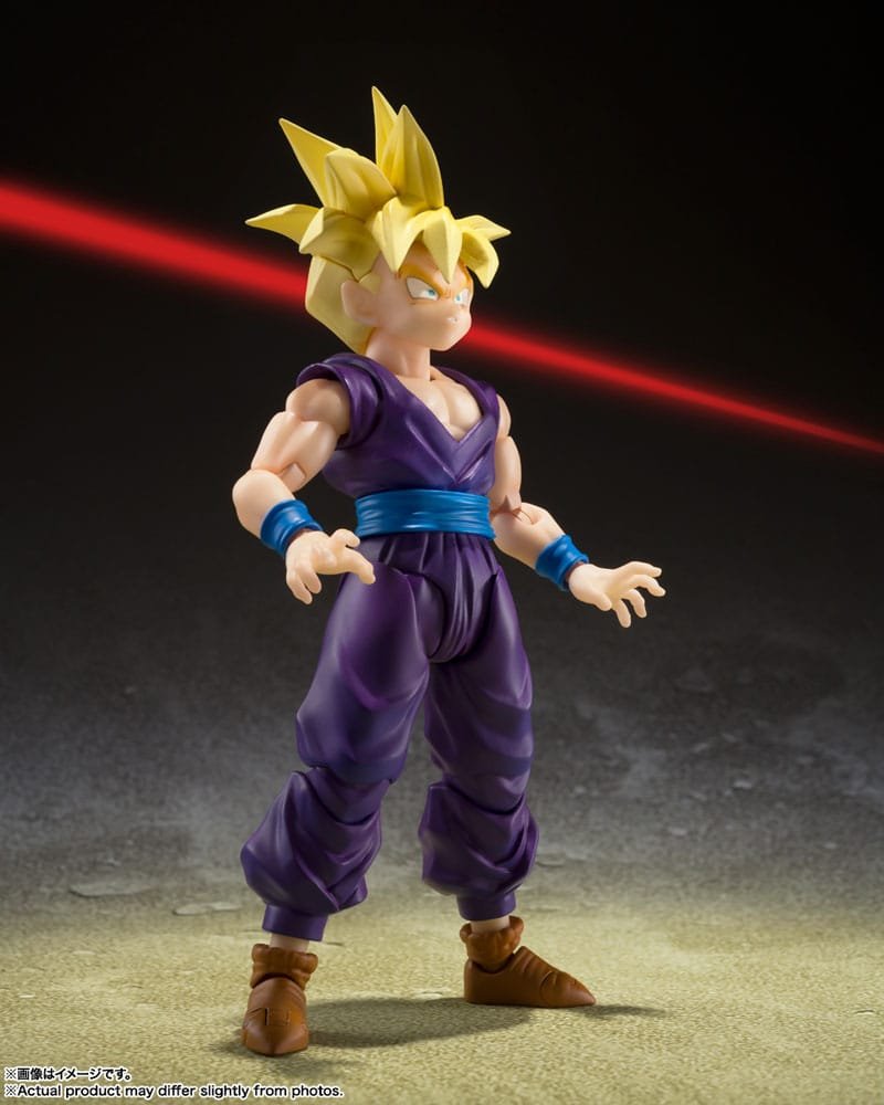 Figura S.H. Figuarts Super Saiyan de Son Gohan (The Warrior Who Surpassed Goku) en Dragon Ball Z por Bandai Tamashii Nations - Imagen 4