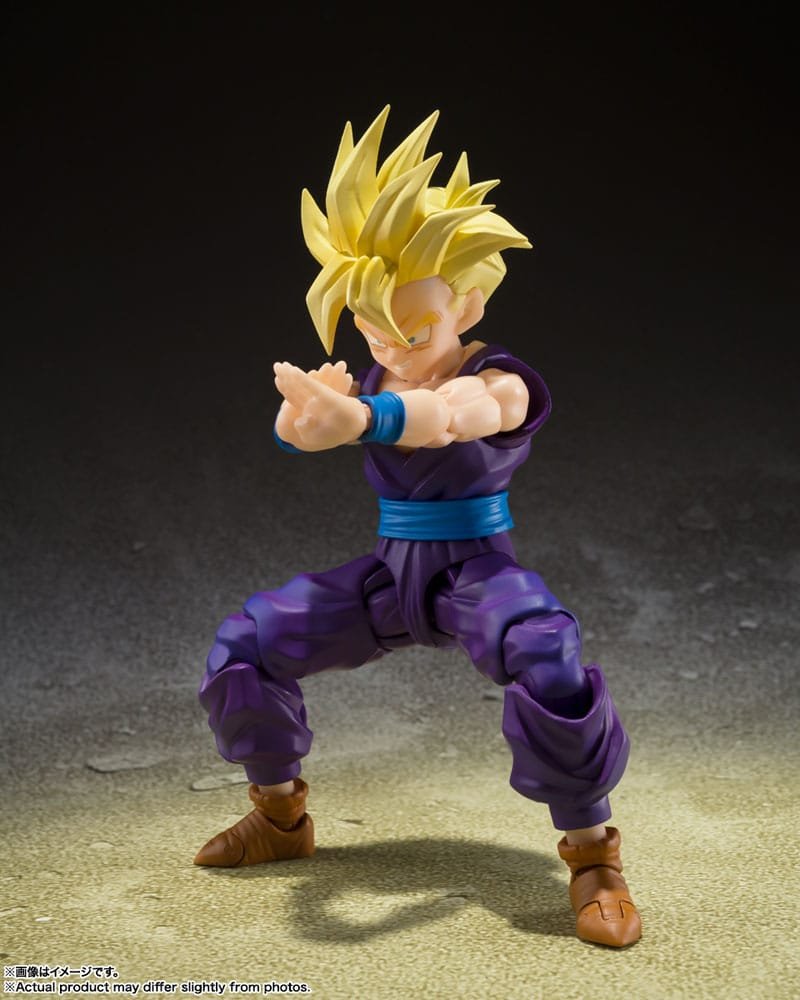 Figura S.H. Figuarts Super Saiyan de Son Gohan (The Warrior Who Surpassed Goku) en Dragon Ball Z por Bandai Tamashii Nations - Imagen 6