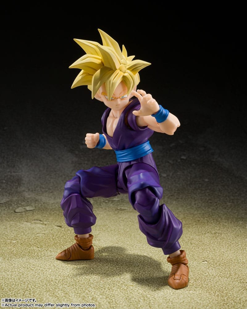 Figura S.H. Figuarts Super Saiyan de Son Gohan (The Warrior Who Surpassed Goku) en Dragon Ball Z por Bandai Tamashii Nations - Imagen 7