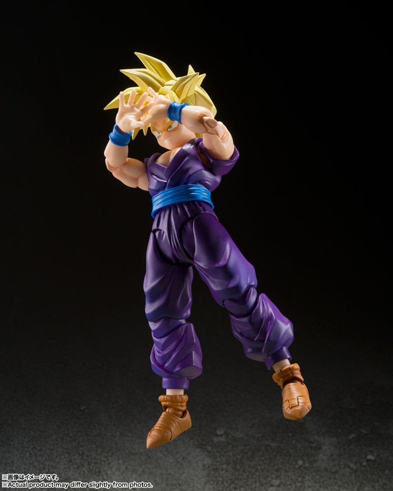 Figura S.H. Figuarts Super Saiyan de Son Gohan (The Warrior Who Surpassed Goku) en Dragon Ball Z por Bandai Tamashii Nations - Imagen 8