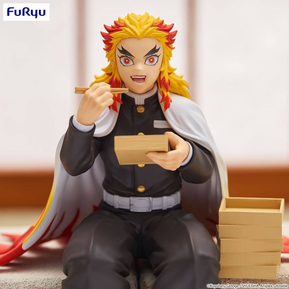 Estatua PVC Noodle Stopper de Kyojuro Rengoku en Demon Slayer: Kimetsu no Yaiba por Furyu - Imagen 8