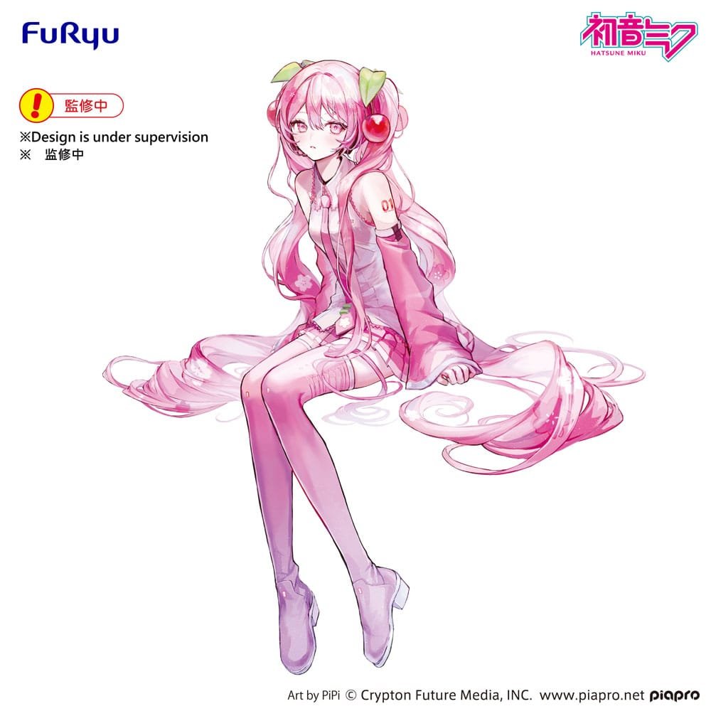 Estatua PVC Noodle Stopper Sakura Miku 2026 de Hatsune Miku por Furyu - Imagen 5
