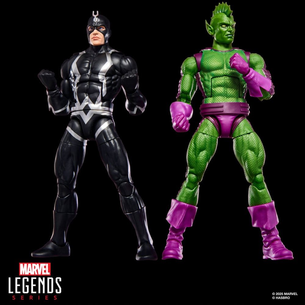Pack de 2 Figuras Marvel Legends de Rayo Negro y Tritón en Inhumans por Hasbro