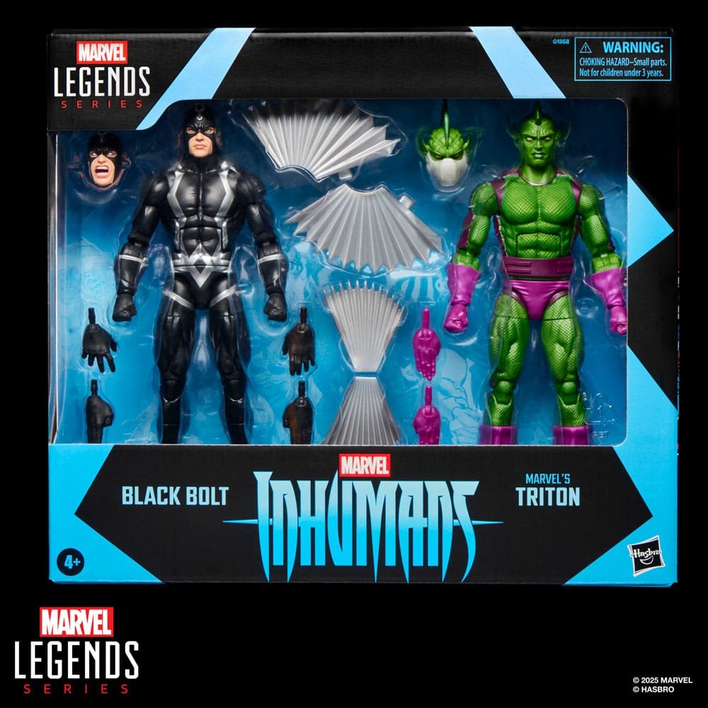 Pack de 2 Figuras Marvel Legends de Rayo Negro y Tritón en Inhumans por Hasbro - Imagen 2