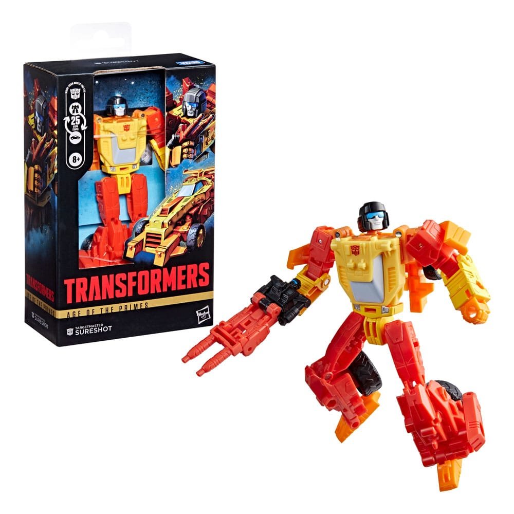 Figura Deluxe Class Targetmaster de Sureshot en Transformers Age of the Primes por Hasbro - Imagen 3