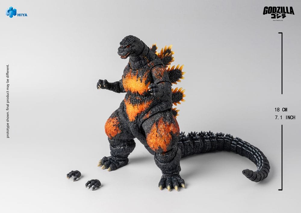 Figura Exquisite Basic Burning de Godzilla (1995) en Godzilla vs. Destoroyah por Hiya Toys - Imagen 2