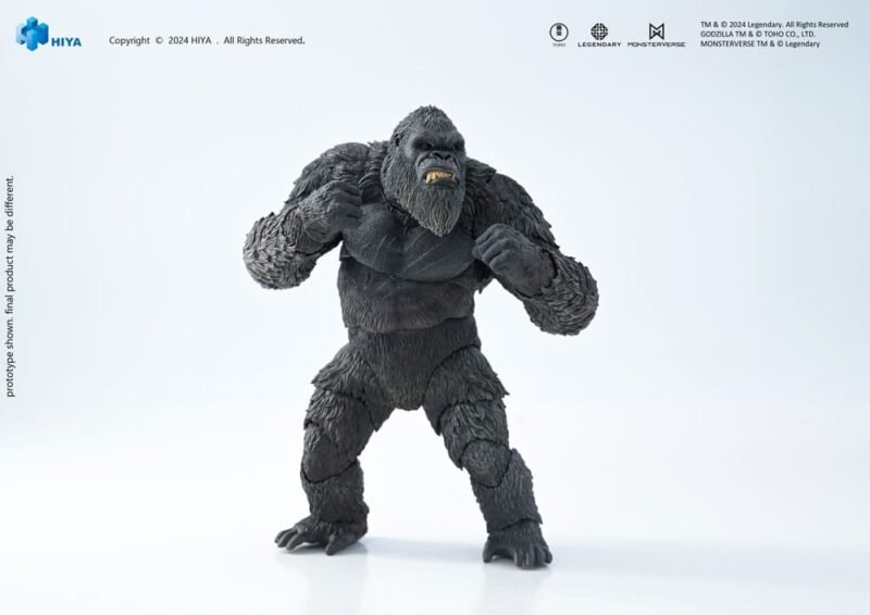 Figura Exquisite Basic de Kong en Godzilla x Kong: El Nuevo Imperio por Hiya Toys