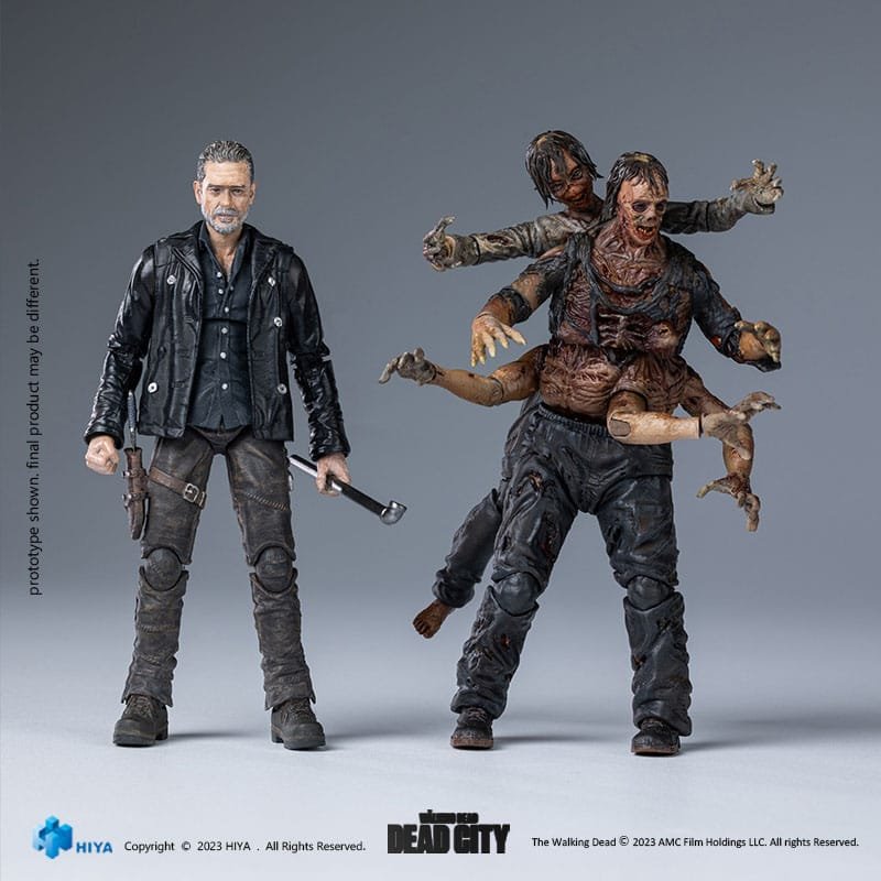 Figura 1/18 Exquisite Mini Dead City Walker King en The Walking Dead por Hiya Toys - Imagen 5