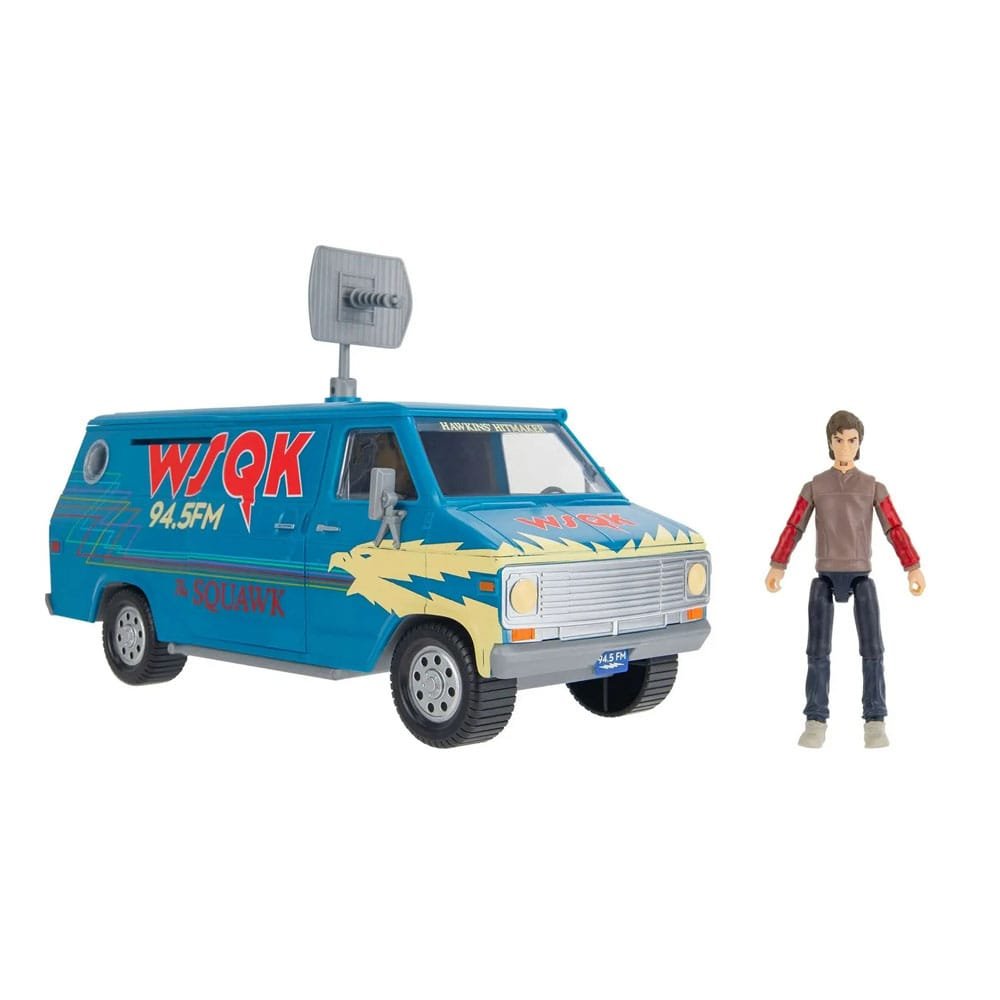 Vehículo con Figura The Squawk Van Playset con Steve en Stranger Things por Jazwares